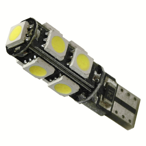 Λαμπτήρας LED T10 Can Bus με 9 SMD 5050 Ψυχρό Λευκό GloboStar 37440