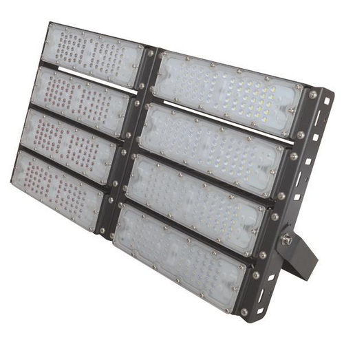 ΠΡΟΒΟΛΕΑΣ LED SMD 8Χ50/400W AC100-240V ΜΑΥΡΟΣ IP65 4000K PLUS