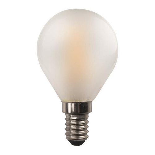 ΛΑΜΠΑ LED ΣΦΑΙΡΙΚΗ CROSSED FILAMENT 4.5W E14 3000K 220-240V FROST
