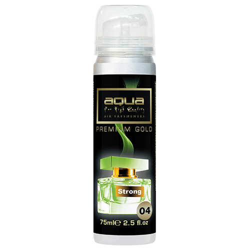 ΑΡΩΜΑΤΙΚΟ ΑΥΤΟΚΙΝΗΤΟΥ ΣΕ ΣΠΡΕΙ (SPRAY)  ΜΕ ΑΡΩΜΑ STRONG PREMIUM GOLD SERIES 75ml AQUA - 1 TEM.