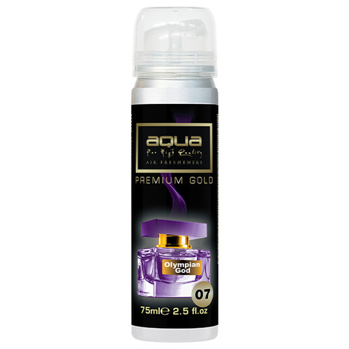 ΑΡΩΜΑΤΙΚΟ ΑΥΤΟΚΙΝΗΤΟΥ ΣΕ ΣΠΡΕΙ (SPRAY) ΜΕ ΑΡΩΜΑ OLYMPIAN GOD PREMIUM GOLD SERIES 75ml AQUA - 1 TEM.