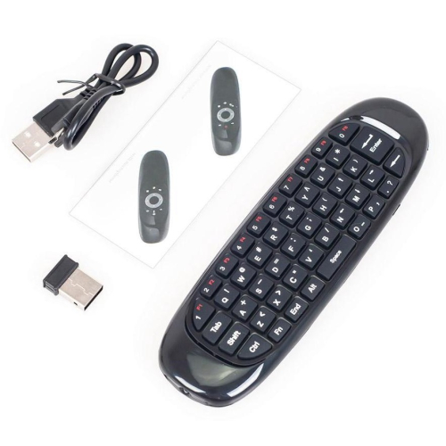 Ασύρματο mini πληκτρολόγιο & Air mouse - C-120 - 881339