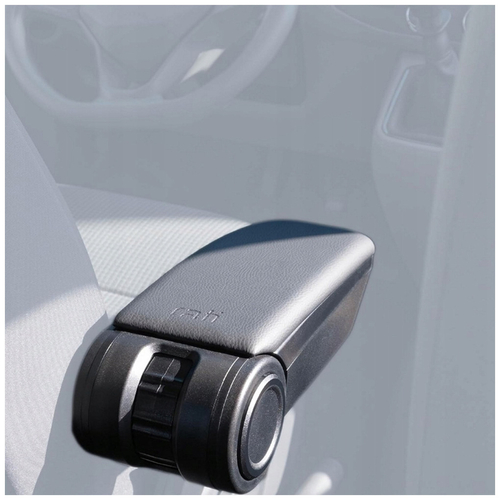 Opel Mokka LHD 2012-2016 / Opel Mokka X LHD 2016-2020 (με Εργοστασιακό Υποβραχιόνιο) Ολοκληρωμένος Τεμπέλης Καθίσματος ARMSTER 3 PLUG & PLAY από Πλαστικό και Vegan Δέρμα σε Μαύρο Χρώμα RATI - 1 τεμ.