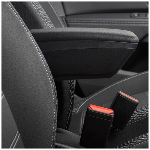 Opel Mokka LHD 2012-2016 / Opel Mokka X LHD 2016-2020 (με Εργοστασιακό Υποβραχιόνιο) Ολοκληρωμένος Τεμπέλης Καθίσματος ARMSTER 3 PLUG & PLAY από Πλαστικό και Vegan Δέρμα σε Μαύρο Χρώμα RATI - 1 τεμ.