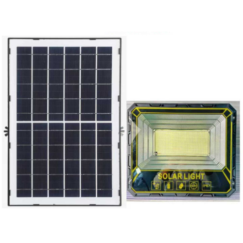 Ηλιακός προβολέας LED με πάνελ - 500W - IP67 - 434085