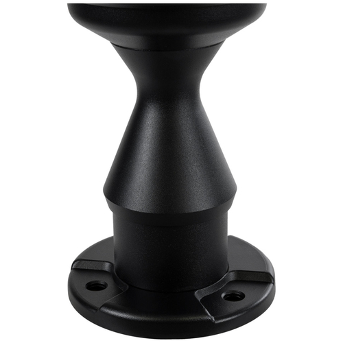 GloboStar® ARVENT 90534 Αυτόνομο Ηλιακό Φωτιστικό Κήπου - Κολωνάκι Αρχιτεκτονικού Φωτισμού Εξωτερικού Χώρου LED 10W 330lm 120° με Ενσωματωμένο Φωτοβολταϊκό Panel 6V 2W & Επαναφορτιζόμενη Μπαταρία Li-ion 3.2V 1800mAh με Αισθητήρα Ημέρας-Νύχτας - Αδιάβροχο IP65 - Σώμα Αλουμινίου & ABS - Φ24 x Υ36cm - Ψυχρό Λευκό 6000K - Μαύρο - 2 Χρόνια Εγγύηση