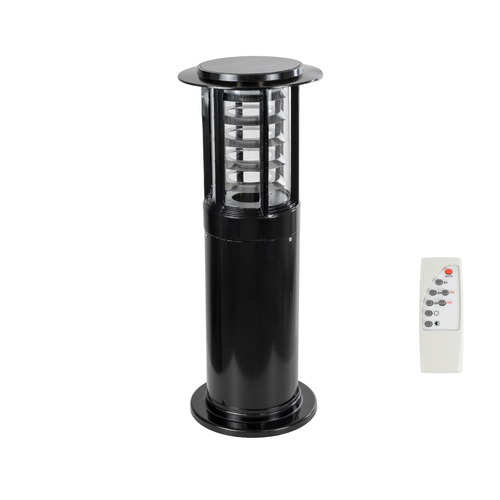 GloboStar® SOLARMIS 90536 LED Solar Bollard Light Κολωνάκι Κήπου Εξωτερικού Χώρου 10W 180lm 120° με Ενσωματωμένο Φωτοβολταϊκό Panel 6V 5W & Επαναφορτιζόμενη Μπαταρία Li-ion 3.2V 6000mAh με Αισθητήρα Ημέρας-Νύχτας - Αδιάβροχο IP65 Φ22 x Υ59cm CCT Ψυχρό-Φυσικό-Θερμό Λευκό 2700K έως 6000K - 2 Χρόνια Εγγύηση