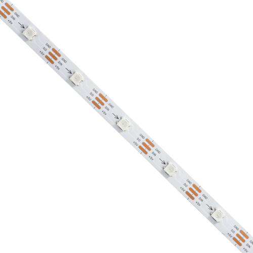 GloboStar® DIGISTRIP 90758 Set Digital Pixel Addressable Strip - Σετ Ψηφιακής Ταινίας 5 Μέτρων με Ψηφιακό Controller & Ασύρματο Χειριστήριο RF & WiFi Mobile APP - LED SMD 5050 36W/5m 150LED/5m 150PIXEL/5m SPI/TTL Protocol 2880lm/m 120° DC 5V με USB 2.0 & WiFi Mobile APP IP20 Πολύχρωμα RGB - Dimmable - Λευκό Σώμα - Μ500 x Π1 x Υ0.2cm - Συσκευασία 5 Μέτρων - 2 Χρόνια Εγγύηση