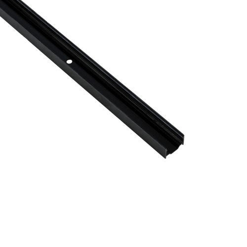 GloboStar® CON-NEONIO 90767 Προφίλ Αλουμινίου 3 Μέτρων - Βάση Στήριξης για την NEONIO Digital Neon Flex LED 14.4W/m 12VDC με Π1.4 x Υ1.4cm - Μαύρο - Μ300 x Π1.6 x Υ1.1cm