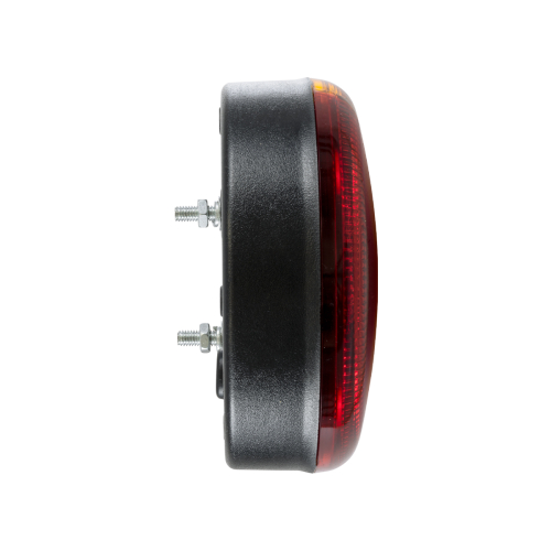 GloboStar® 79926 Φανάρι Universal για Τρέιλερ LED 10W - DC 12V - Κόκκινο - Πορτοκαλί - Αδιάβροχο IP66 - Φ13.5 x Υ5.5cm - 2 Χρόνια Εγγύηση