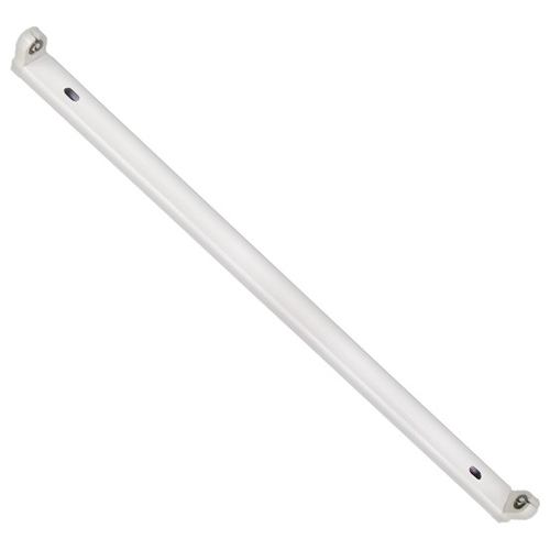 1 x 60cm Μεταλλικό Σκαφάκι για Λάμπα Φθορίου LED Τροφοδοσίας Ενός Άκρου GloboStar 40017