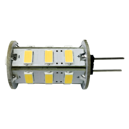 Λάμπα LED G4 18 SMD 5630 5W 8V-32V 460lm 320° Θερμό Λευκό 3000k GloboStar 99375