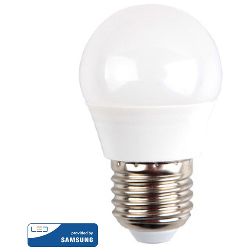 LED V-TAC Λάμπα E27 G45 5.5W 470lm SAMSUNG Chip Θερμό Λευκό 174