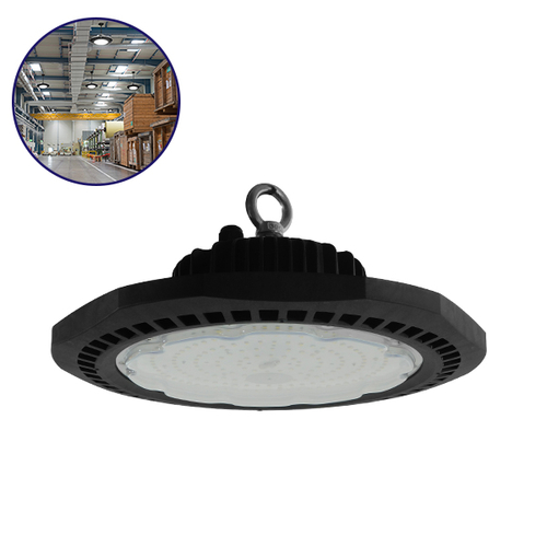 Επαγγελματική Καμπάνα UFO High Bay 150W 230V 21000lm 100° Αδιάβροχη IP66 Ψυχρό Λευκό 5000k GloboStar 78011