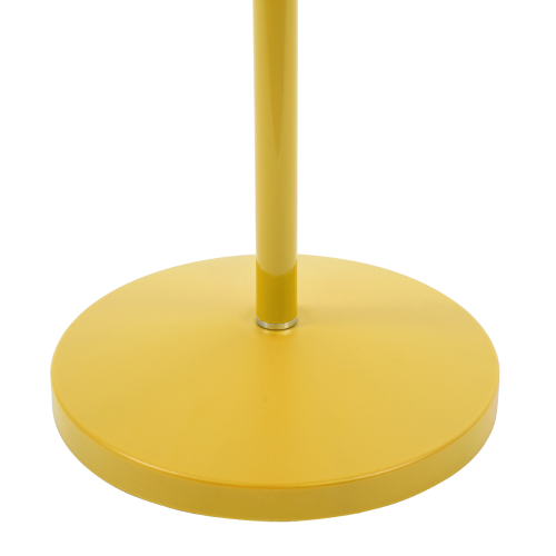 GloboStar® AUDREY 01472 Μοντέρνο Φωτιστικό Δαπέδου Μονόφωτο Μεταλλικό Κίτρινο Φ15 x Υ190cm