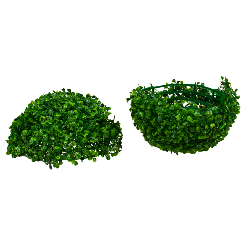 GloboStar® 78503 Artificial - Συνθετικό Τεχνητό Διακοσμητικό Φυτό Θάμνος Πυξάρι Πράσινο Φ28cm