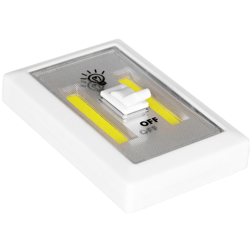 GloboStar® 79003 Φωτιστικό Διακόπτης Τοίχου LED COB 6W 560lm Μπαταρίας με Μαγνήτη και Διακόπτη ON/OFF IP44 Ψυχρό Λευκό 6000K