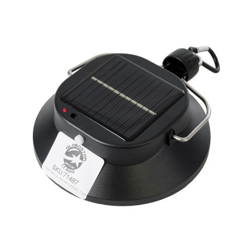 GloboStar® 71487 Αυτόνομο Ηλιακό Φωτιστικό Λάμπα - Φανάρι Camping LED SMD 15W 1500lm με USB PowerBank & Ενσωματωμένη Μπαταρία 1700mAh - Φωτοβολταϊκό Πάνελ με Διακόπτη ON/OFF IP20 Ψυχρό Λευκό 6000K
