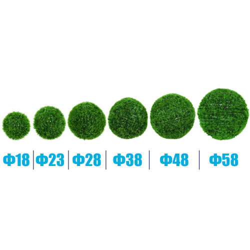 GloboStar® 78509 Artificial - Συνθετικό Τεχνητό Διακοσμητικό Φυτό Θάμνος Γρασίδι Πράσινο Φ28cm