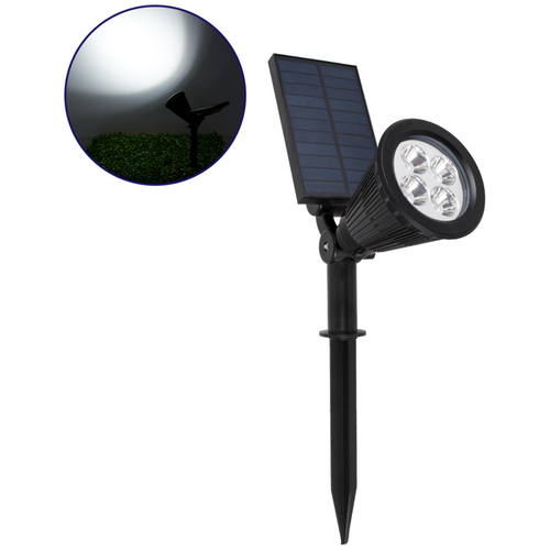 GloboStar® 85710 Μαύρο Προβολάκι Σποτ Κήπου Πλαστικό Καρφωτό LED HIGH POWER 8W 800lm με Ενσωματωμένη Μπαταρία 2200mAh - Φωτοβολταϊκό Πάνελ με Αισθητήρα Ημέρας-Νύχτας Αδιάβροχo IP67 Ψυχρό Λευκό 6000K GloboStar® 85710 Μαύρο Προβολάκι Σποτ Κήπου Πλαστικό Καρφωτό LED HIGH POWER 8W 800lm με Ενσωματωμένη Μπαταρία 2200mAh - Φωτοβολταϊκό Πάνελ με Αισθητήρα Ημέρας-Νύχτας Αδιάβροχo IP67 Ψυχρό Λευκό 6000K