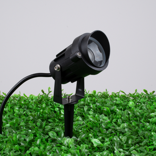 GloboStar® 85814 Προβολάκι Κήπου Καρφωτό - Δαπέδου COB LED 10W 1000lm 35° AC 230V με Ασύρματο Χειριστήριο IR Αδιάβροχο IP66 Πολύχρωμο RGB Dimmable