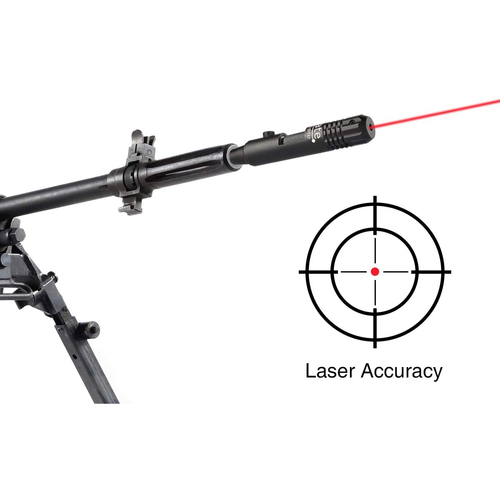 GloboStar® 85820 Σκοπευτικό Laser Center Point με 5 Κεφαλές Διαμέτρου 4.8mm έως 12mm RED Dot Laser - Κόκκινο