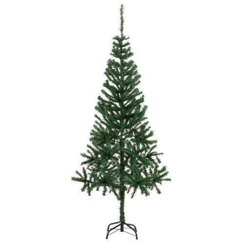 GloboStar® Crazy Christmas Χριστουγεννιάτικο Δέντρο SantaClaus Φ80 x Υ180εκ Πράσινο με Μεταλλική Βάση