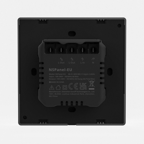 GloboStar® 80058 SONOFF NSPanel-R2-2022-EU - Wi-Fi Smart Scene Wall Switch(86/EU Type) - Integrated HMI Panel - Smart Temperature Control