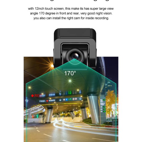 GloboStar® 86057 Καθρέπτης Αυτοκινήτου με 3 Κάμερες 3CHs AHD 1080P 170° - 4G Sim Card Slot - WiFi - GPS Navigator - Bluetooth - G Sensor - 24h Monitoring - FM Transmitter -  Νυχτερινή Όραση - Μαύρο