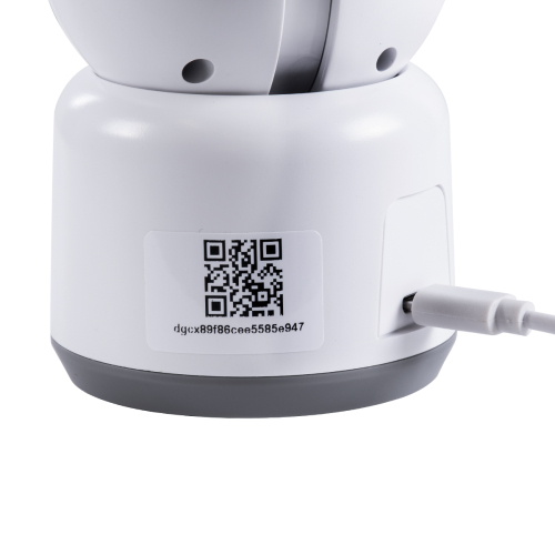 GloboStar® 86072 Table Camera WiFi HD 1080P 3MP 350° Two Way Audio & Motion Detection - Επιτραπέζια Κάμερα WiFi HD 1080P 350° Διπλή Κατέυθυνση Ομιλίας με Ανιχνευτή Κίνησης - Following Face Auto Tracking - Λευκό