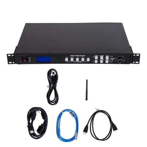 GloboStar® PROCULCO ZH-Z4E 90239 Professional LED Video Processor - Επαγγελματικός Επεξεργαστής Βίντεο για Ψηφιακές Οθόνες LED Video Wall - 2.6 Million Points - Loading Area W8192 x H2160 - WiFi - Android 5.1 - AC 220-240V - IP20 Μ48 x Π26.5 x Υ5cm 1U