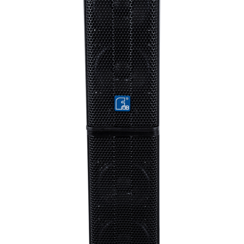 GloboStar® FDB K803 98024 PA Speaker - Παθητικό Ηχείο Column Κολωνάτο Επιτοίχιο & Επιδαπέδιο 8Ω - 200W RMS (800W Peak) - 8 x 3 Inches Mid & HF - IP20 - Μαύρο - Μ10 x Π11 x Υ75cm - Ζεύγος