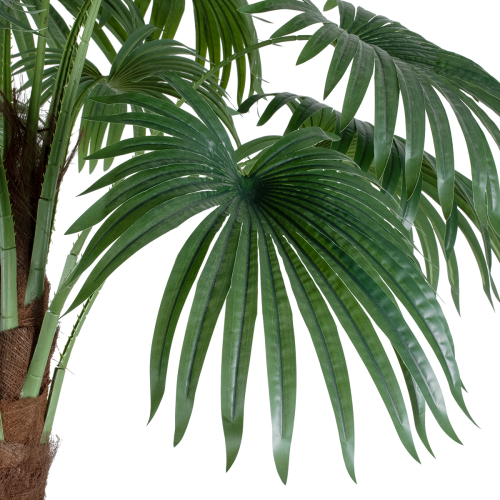 GloboStar® Artificial Garden PALM TREE 20086 Τεχνητό Διακοσμητικό Φυτό Φοινικόδεντρο Βεντάλια Υ300cm