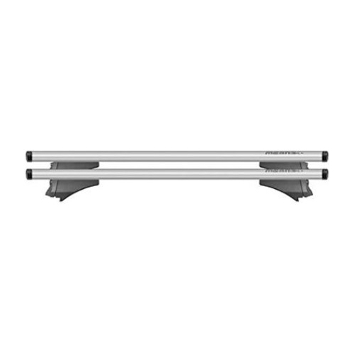 ΜΠΑΡΕΣ ΟΡΟΦΗΣ ΑΛΟΥΜΙΝΙΟΥ BLADE M SILVER 118cm ΜΕ ΑΚΡΑ ALFA HIGH ΓΙΑ FLUSH / STANDARD RAILS MENABO - 2 ΤΕΜ.