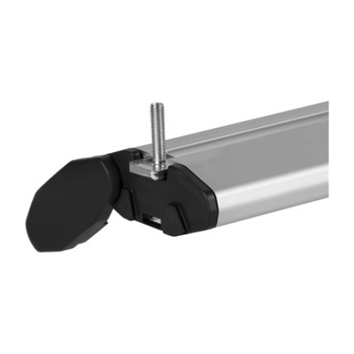 ΜΠΑΡΕΣ ΟΡΟΦΗΣ ΑΛΟΥΜΙΝΙΟΥ BLADE M SILVER 118cm ΜΕ ΑΚΡΑ ALFA HIGH ΓΙΑ FLUSH / STANDARD RAILS MENABO - 2 ΤΕΜ.