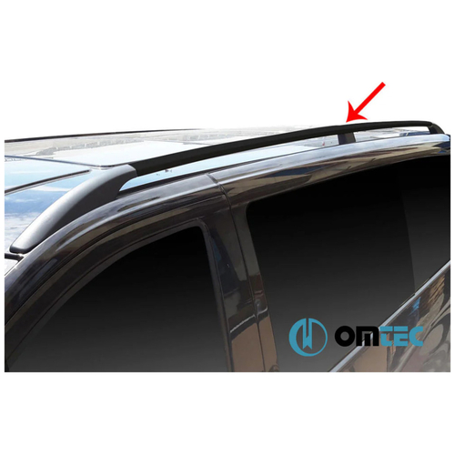 MERCEDES VITO / VIANO W639/W447 2003+ ΠΑΡΑΛΛΗΛΕΣ ΜΠΑΡΕΣ ΑΛΟΥΜΙΝΙΟΥ L3 ΜΑΥΡΕΣ OMTEC - 2 τεμ.