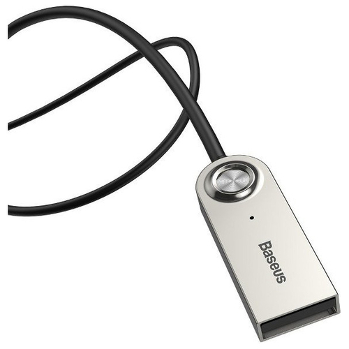 ΑΝΤΑΠΤΟΡΑΣ AUDIO BLUETOOTH 5.0 ΑΠΟ USB ΣΕ AUX ΜΑΥΡΟ ΣΠΙΡΑΛ AMIO - 1 τεμ.