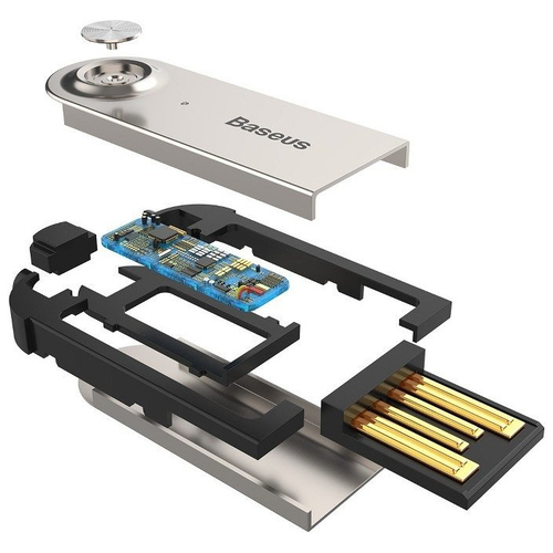 ΑΝΤΑΠΤΟΡΑΣ AUDIO BLUETOOTH 5.0 ΑΠΟ USB ΣΕ AUX ΜΑΥΡΟ ΣΠΙΡΑΛ AMIO - 1 τεμ.
