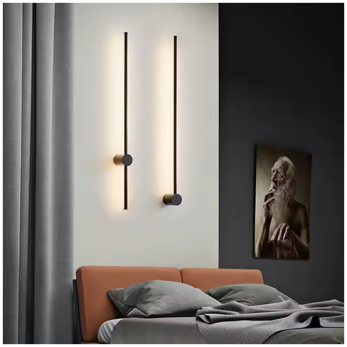 100467 DISON LED Φωτιστικό Τοίχου/Απλίκα ράβδος (Stick) 19W Λευκό Ημέρας 4500Κ Μ100 x Π9.5 x Υ9.5cm