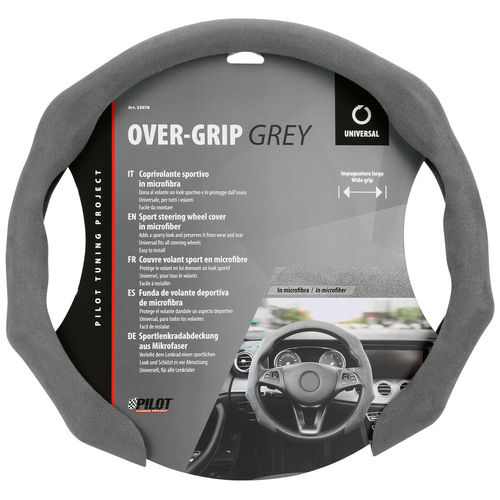 ΗΜΙ-ΚΑΛΥΜΜΑ ΤΙΜΟΝΙΟΥ MICROFIBRE ΓΚΡΙ ΧΡΩΜΑ OVER GRIP LAMPA - 1 τεμ.