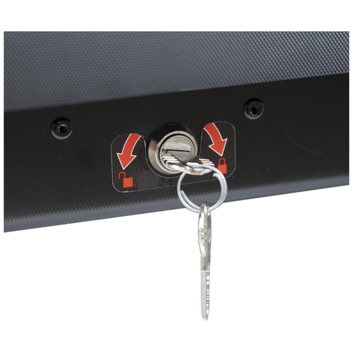 ΜΠΑΓΚΑΖΙΕΡΑ ΟΡΟΦΗΣ STARLA 500 DUO BLACK (ΜΑΥΡΗ 199cm x 41cm x 84cm) MENABO