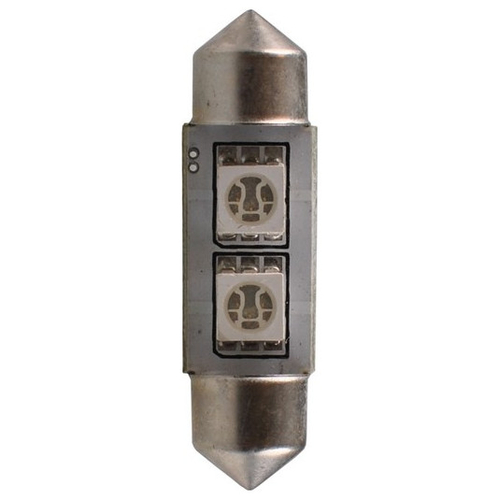 ΛΑΜΠΑΚΙΑ ΠΛΑΦΟΝΙΕΡΑΣ C5W 12V SV8.5 36mm 2xSMD5050 LED ΜΠΛΕ CAN-BUS M-TECH - 1 τεμ.