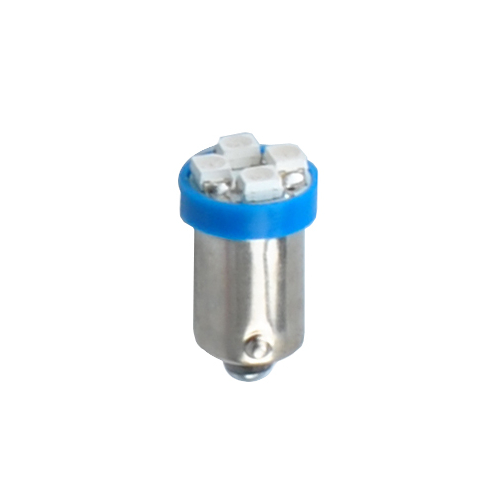 ΛΑΜΠΑΚΙΑ T4W 12V 0,24W BA9s (ΜΙΝΙΟΝ) LED 4xSMD2835 ΜΠΛΕ BLISTER M-TECH - 2 τεμ.