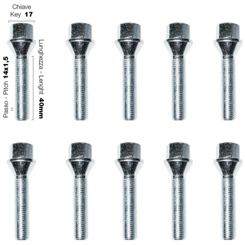 ΜΠΟΥΛΟΝΙΑ ΚΩΝΙΚΑ 14x1.5 40mm 10ΤΜΧ (17)