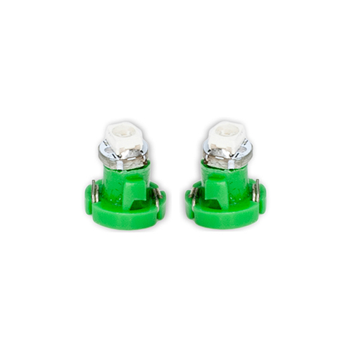 ΛΑΜΠΑΚΙΑ LED T3 12V 1xSMD LED 6.000K ΠΡΑΣΙΝΟ ΦΩΣ 8mm DGA - 2ΤΕΜ.