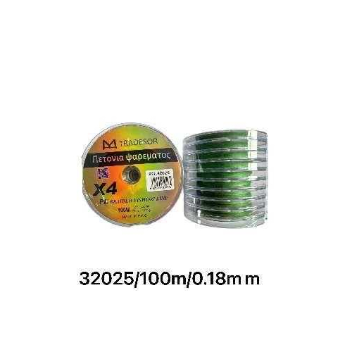 Πετονιά ψαρέματος - Νήμα χρωματιστό - 1000m - 0.18mm - 32025