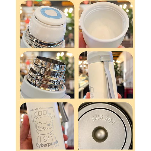 Φορητό παγούρι-θερμός - MX-2305 - 500ml - 104806 - Black