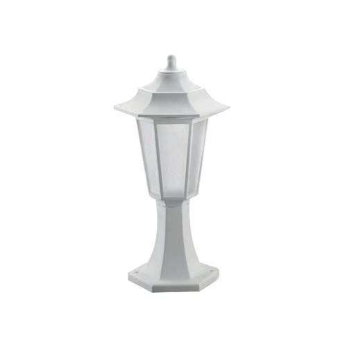GLOBOSTAR® ENGLAND 202-0010 VINTAGE FLOOR LIGHT 1 X E27 IP44 - WHITE PLASTIC - L20 X W20 X Υ45CM
