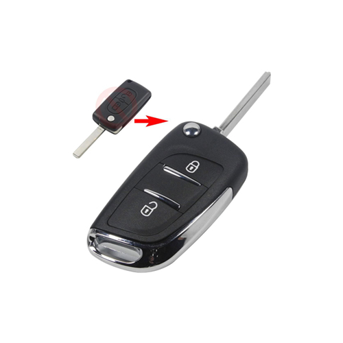 ΑΝΤΑΛΛΑΚΤΙΚΟ ΚΛΕΙΔΙ ΜΕ ΚΑΛΥΜΜΑ 2 ΚΟΥΜΠΙΑ ΜΕ ΜΠΑΤΑΡΙΑ ΓΙΑ PEUGEOT 307 DGA - 1 ΤΕΜ