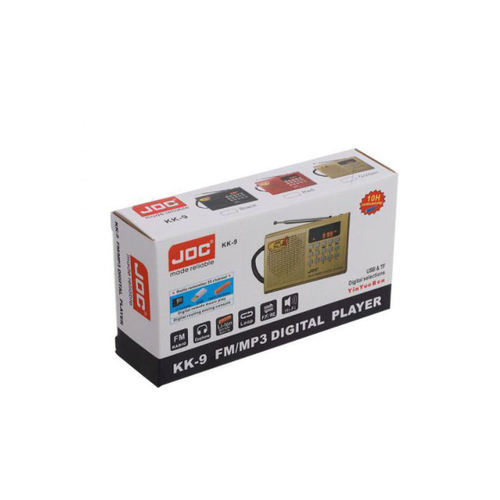 Επαναφορτιζόμενο ραδιόφωνο - JOC-KK9 - 370175 - Red